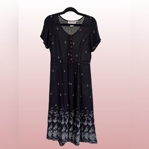 Rare 1990's Floral Sheer Sundress